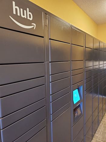 Self service package lockers